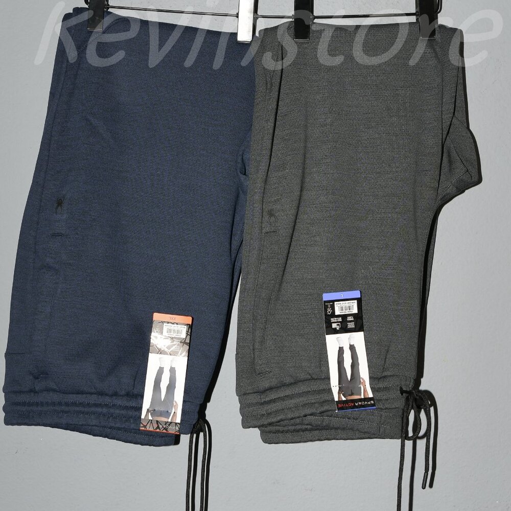 2 pairs Spyden men Bonded Sweatpants . Price is for 2 .